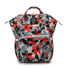 Load image into Gallery viewer, LEQUEEN Nappy Backpack Bag Mummy Large Capacity Bag Mom Baby Multi-function Waterproof Outdoor Travel Diaper Bags For Baby Care