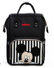 Load image into Gallery viewer, Disney Diaper Bag Backpack For Moms Baby Bag Maternity For Baby Care Nappy Bag Travel Stroller USB Heating Send Free 1Piar Hooks