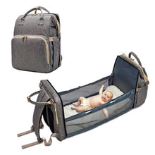 Load image into Gallery viewer, 2020New 4 In1 Baby Backpack Convertible Lightweight Baby Diaper Bag Bed Multi-purpose Travel Waterproof Storage Bag For Stroller