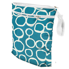 Load image into Gallery viewer, OhBabyKa Baby Diaper Bags Printed Double Zippered Wet/Dry Bag Waterproof Wet Cloth Diaper Backpack Reusable Diaper Cover WetBag
