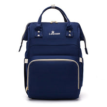 Load image into Gallery viewer, LEQUEEN Nappy Backpack Bag Mummy Large Capacity Bag Mom Baby Multi-function Waterproof Outdoor Travel Diaper Bags For Baby Care
