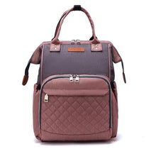 Load image into Gallery viewer, LEQUEEN Nappy Backpack Bag Mummy Large Capacity Bag Mom Baby Multi-function Waterproof Outdoor Travel Diaper Bags For Baby Care
