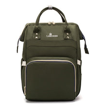 Load image into Gallery viewer, LEQUEEN Nappy Backpack Bag Mummy Large Capacity Bag Mom Baby Multi-function Waterproof Outdoor Travel Diaper Bags For Baby Care
