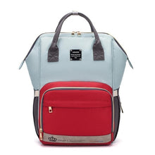 Load image into Gallery viewer, LEQUEEN Nappy Backpack Bag Mummy Large Capacity Bag Mom Baby Multi-function Waterproof Outdoor Travel Diaper Bags For Baby Care
