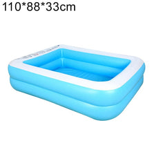 Load image into Gallery viewer, Summer Inflatable Family Kids Children Adult Play Bathtub Water Swimming Pool Large Family PVC Square Floating Swimming Pool
