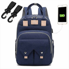 Load image into Gallery viewer, Fashion Mummy Maternity Diaper Bag Large Nursing Bag Travel Backpack Designer Stroller Baby Bag Baby Care Nappy Backpack
