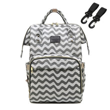 Load image into Gallery viewer, Fashion Mummy Maternity Diaper Bag Large Nursing Bag Travel Backpack Designer Stroller Baby Bag Baby Care Nappy Backpack
