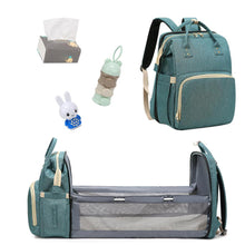 Load image into Gallery viewer, Diaper Bag Moms and Dads Backpack Multifunctional Baby Bed Bags Maternity Nursing Handbag Stroller Bag Drop Ship
