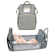 Load image into Gallery viewer, Diaper Bag Moms and Dads Backpack Multifunctional Baby Bed Bags Maternity Nursing Handbag Stroller Bag Drop Ship
