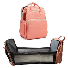 Load image into Gallery viewer, Diaper Bag Moms and Dads Backpack Multifunctional Baby Bed Bags Maternity Nursing Handbag Stroller Bag Drop Ship
