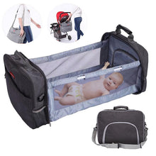 Load image into Gallery viewer, Diaper Bag Moms and Dads Backpack Multifunctional Baby Bed Bags Maternity Nursing Handbag Stroller Bag Drop Ship
